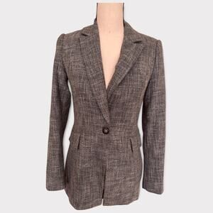 White House Black Market Women’s Gray Jacket Blazer - Size 00